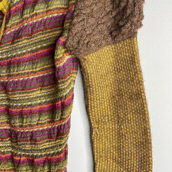 SOL Alpaca cardigan Sweater Shirt XS - Picture 4 of 6